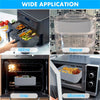 Reusable silicone air fryer tray for dual baskets