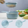 Multifunctional vegetable chopper with 7 stainless steel blades