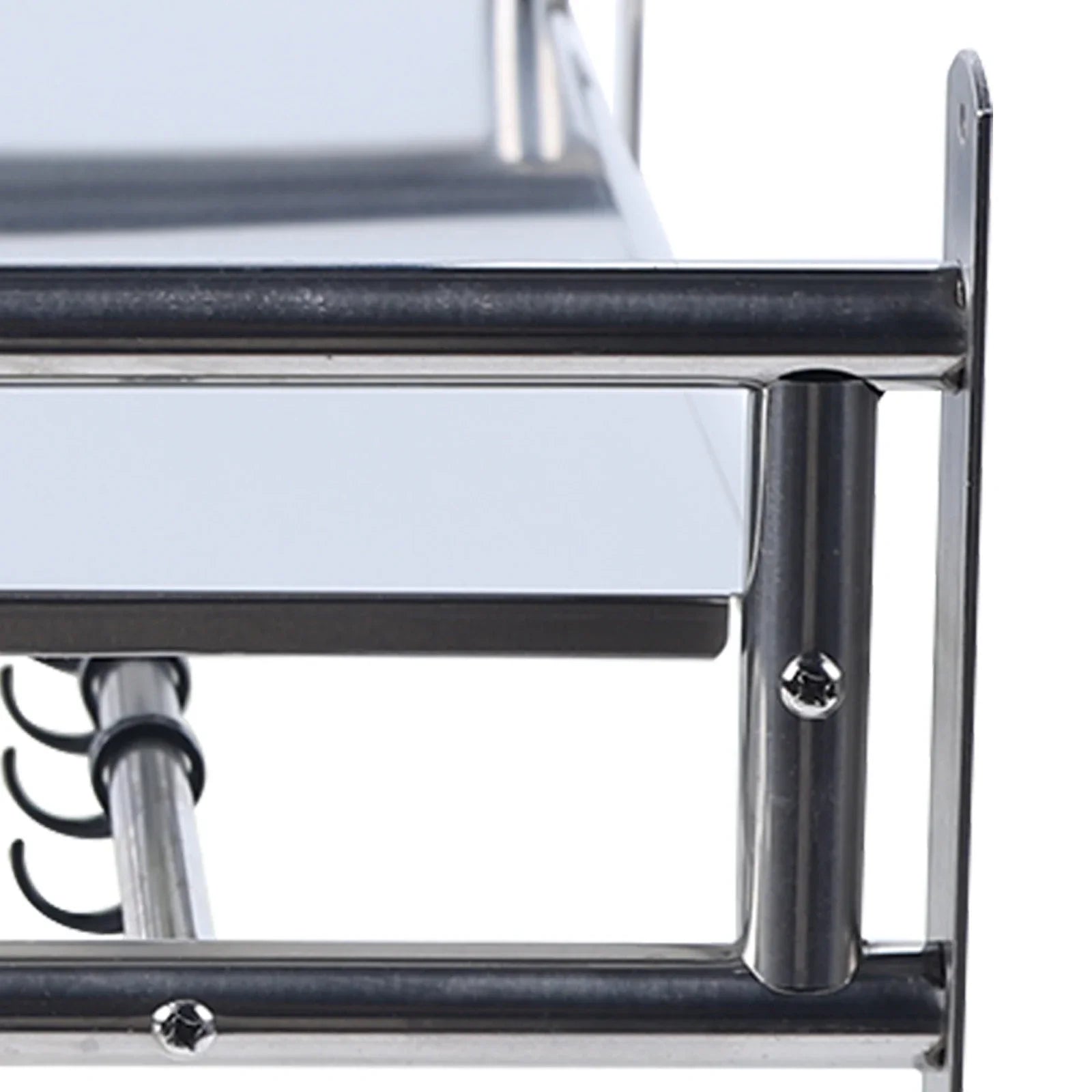Microwave Oven Rack Stainless Steel Kitchen Shelf