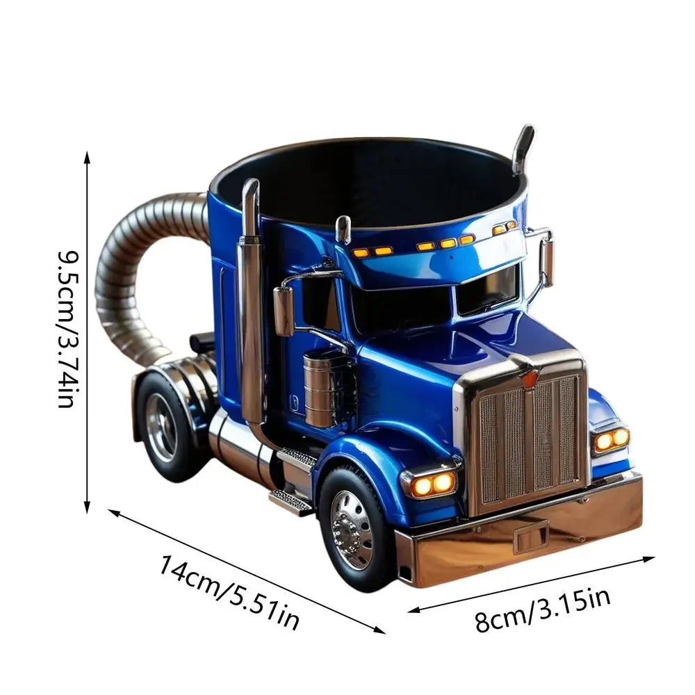 Truck Coffee Mug Semi Trailer Travel Cup