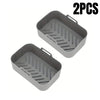 Non-stick silicone air fryer liner tray
