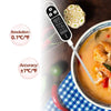 Instant-read food thermometer with LCD display
