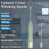 Portable electric milk frother for home use
