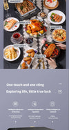 Family-size 10L air fryer with touchscreen control