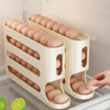 Rolling egg storage box for fridge