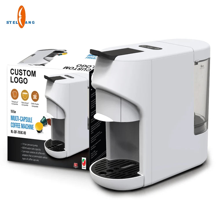 China 11-in-1 Multi-Capsule Coffee Maker Electric Semi-Auto Cafeteria for Home & Hotel Use Durable PP Housing
