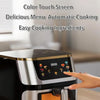 10L Air Fryer Beelicious 8-In-One 10QT Air Fryer with Viewing Window Shake Reminder 450F Digital Air Fryer with Flavor-Lock Tec