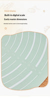 Non-stick dough rolling mat and pin set