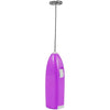 Handheld electric milk frother, battery powered