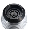 Stainless steel faucet aerator with 360-degree rotation