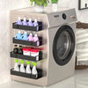 Drill-free magnetic spice storage shelves