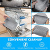 Dishwasher-safe silicone tray for air fryer baskets