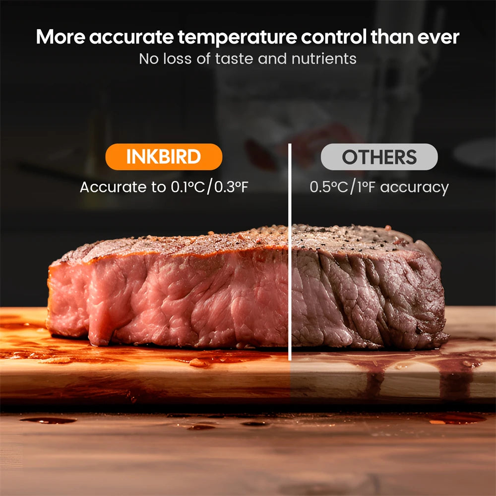 WiFi Sous Vide Cooker 1000W Precision Immersion Cooker