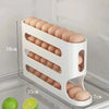 Multi-tier egg storage container for refrigerator