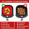 Silicone air fryer basket liner, non-stick