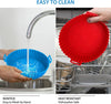 Silicone air fryer basket with side handles