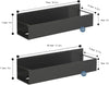 Magnetic spice shelf organizer for metal surfaces