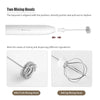Cordless electric egg whisk for baking and coffee