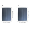 Aluminum defrost tray shown in M and L sizes