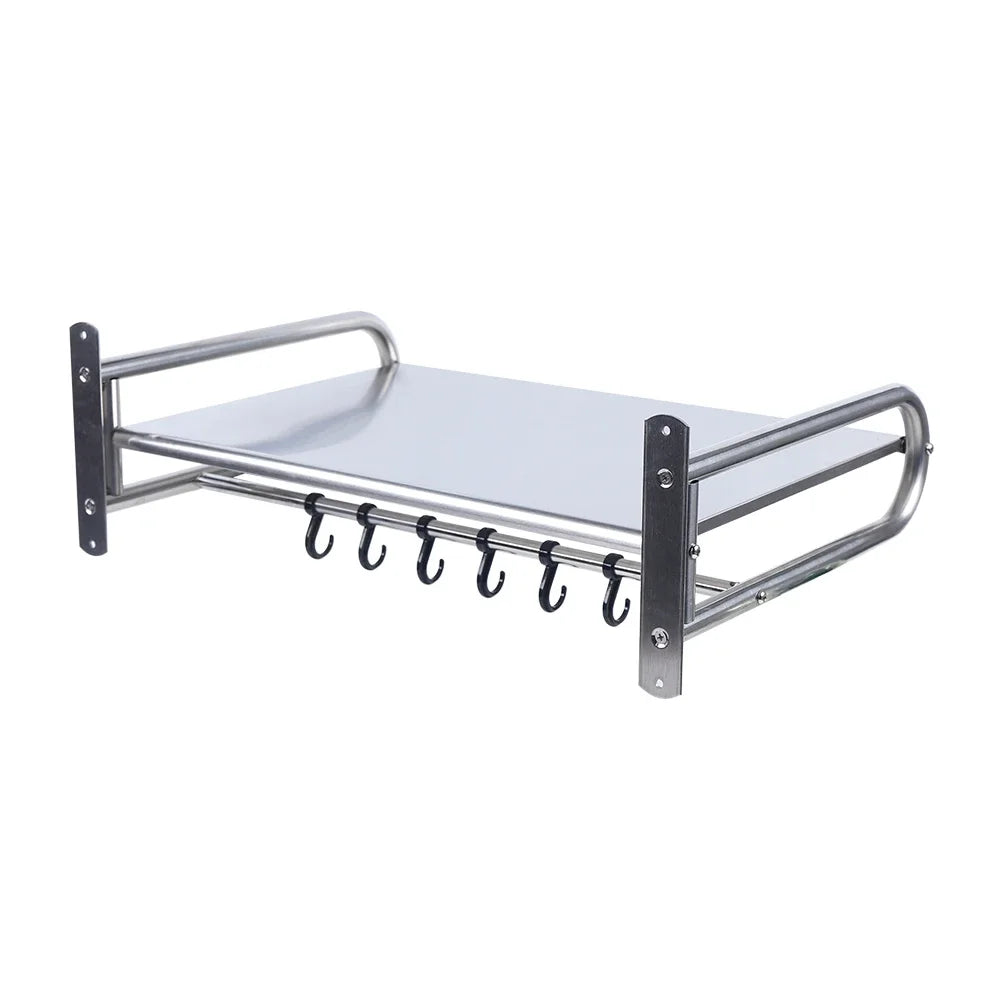 Microwave Oven Rack Stainless Steel Kitchen Shelf