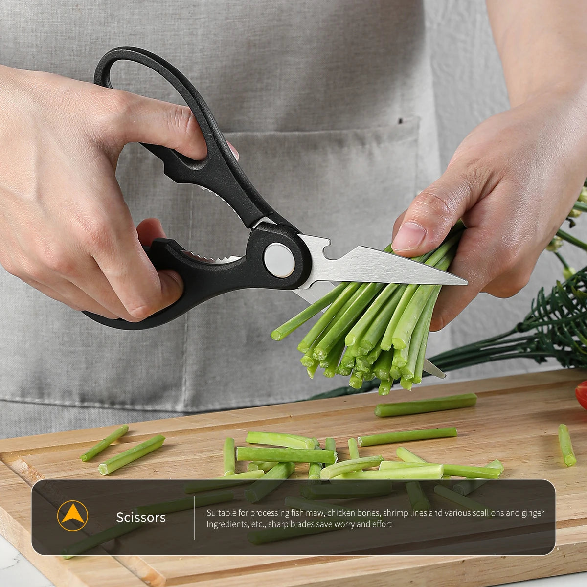 Black Stainless Steel Kitchen Knife Set Gift Pack
