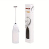 Cordless milk frother for coffee foam