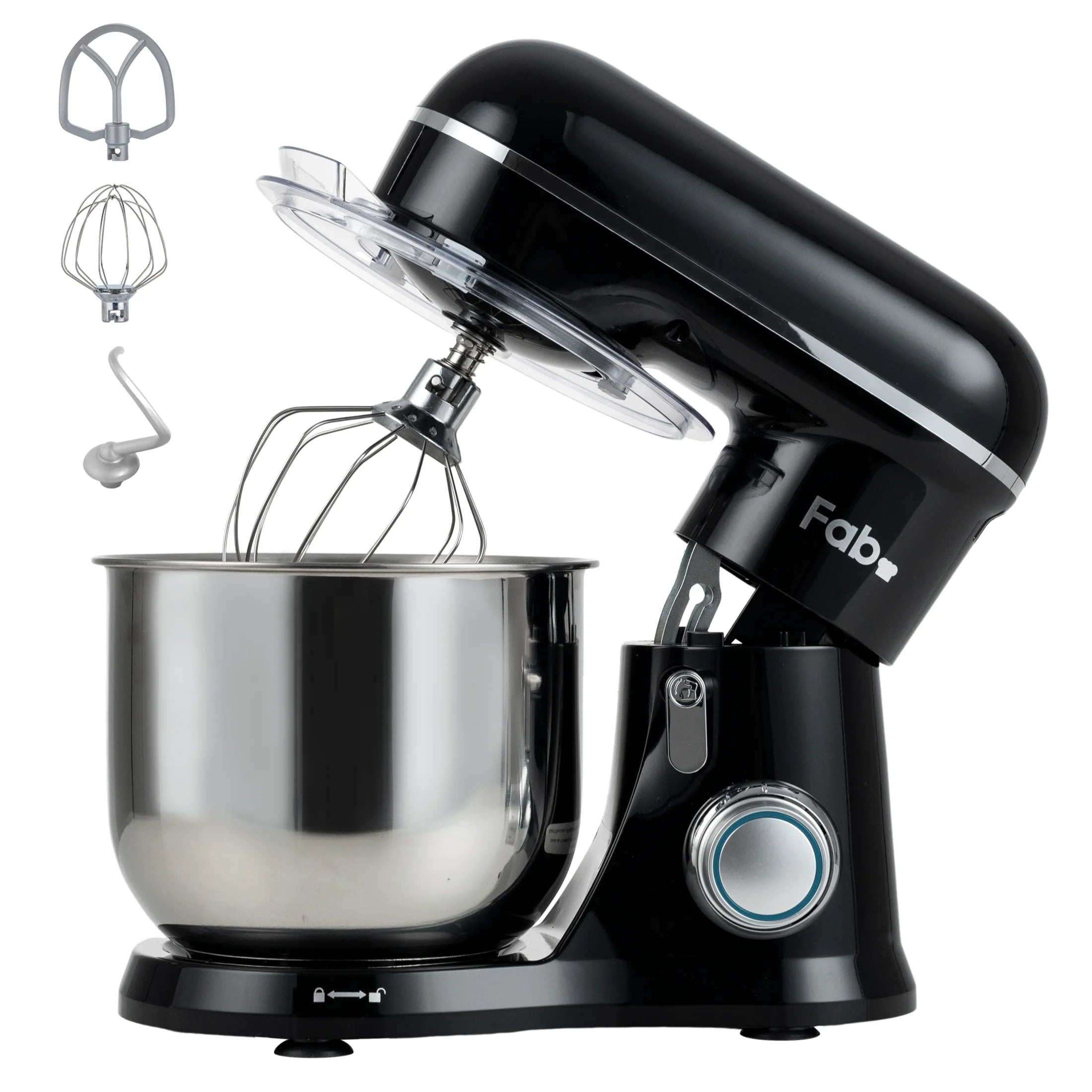Stand Mixer 6.5QT 6-Speed  450W Tilt-Head Food Mixer Stainless Steel Electric Food Mixer Kitchen Mixer For Daily Use