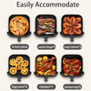 10L Air Fryer Beelicious 8-In-One 10QT Air Fryer with Viewing Window Shake Reminder 450F Digital Air Fryer with Flavor-Lock Tec