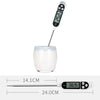 Digital thermometer used with meat
