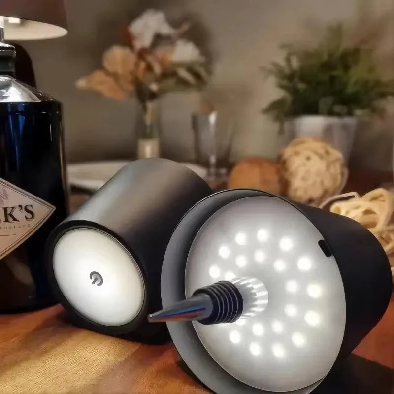 Wine Bottle LED Table Lamp USB Rechargeable Night Light