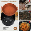 Reusable air fryer basket with lattice drain design