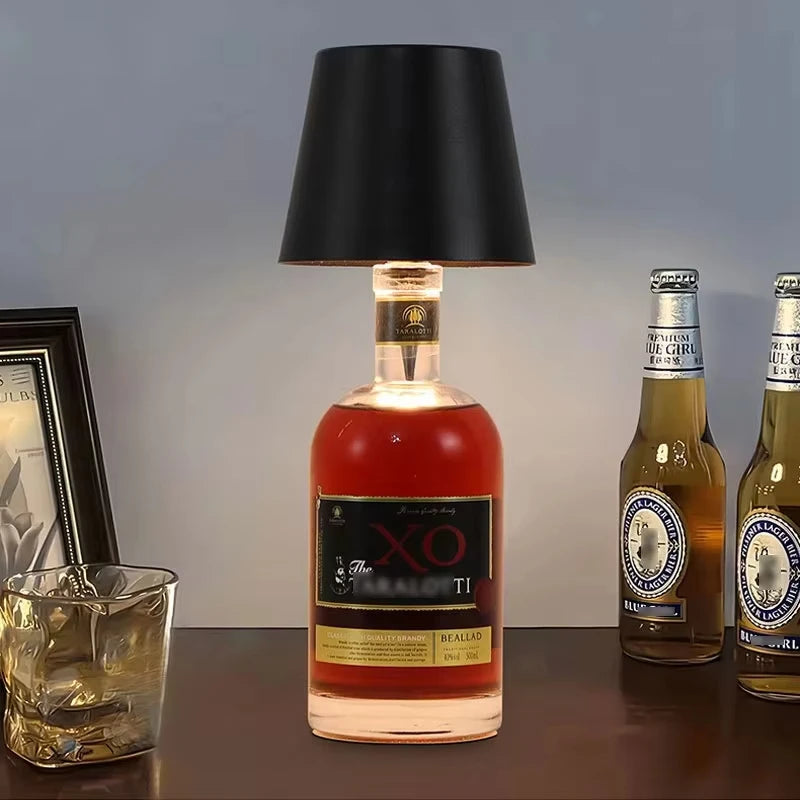 Wine Bottle LED Table Lamp USB Rechargeable Night Light