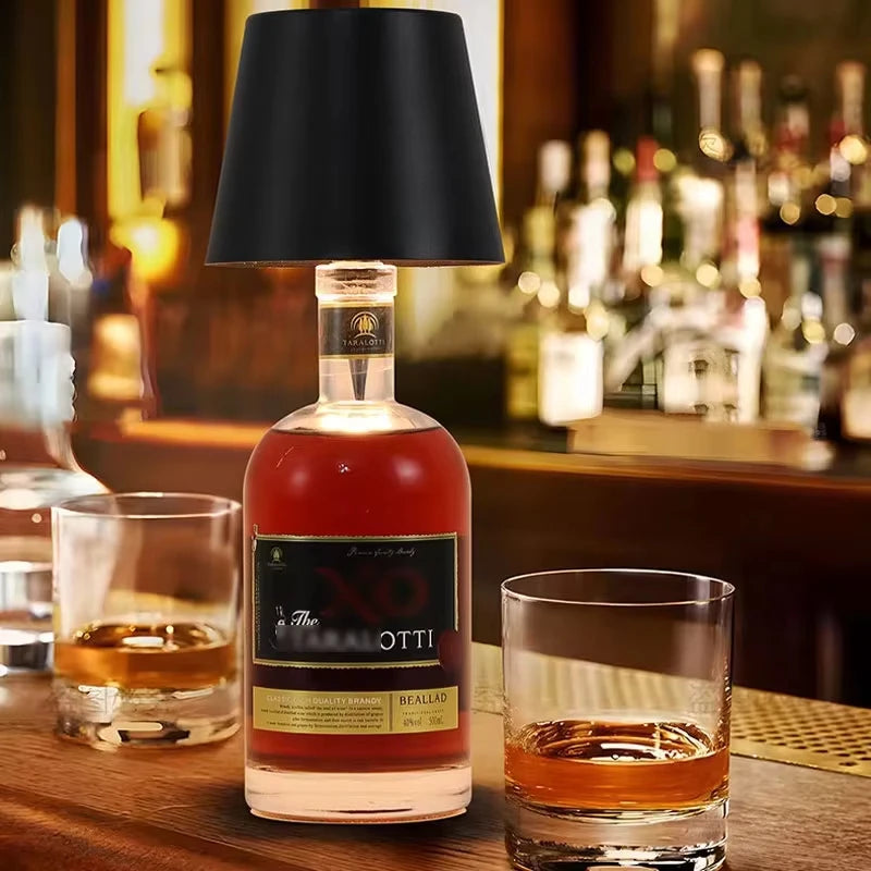 Wine Bottle LED Table Lamp USB Rechargeable Night Light