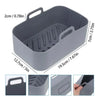 Non-stick silicone air fryer liner tray