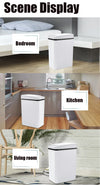 Slim 12L automatic sensor bin for tight spaces