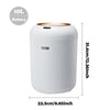Motion-activated slim trash can for home and office