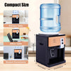 Compact countertop water dispenser for water jugs