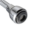 Rotating faucet aerator for kitchen sink