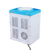 Hot and cold desktop water dispenser, top-loading