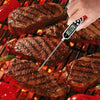 Compact instant-read probe thermometer for meat