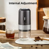 Portable coffee grinder alternate angle