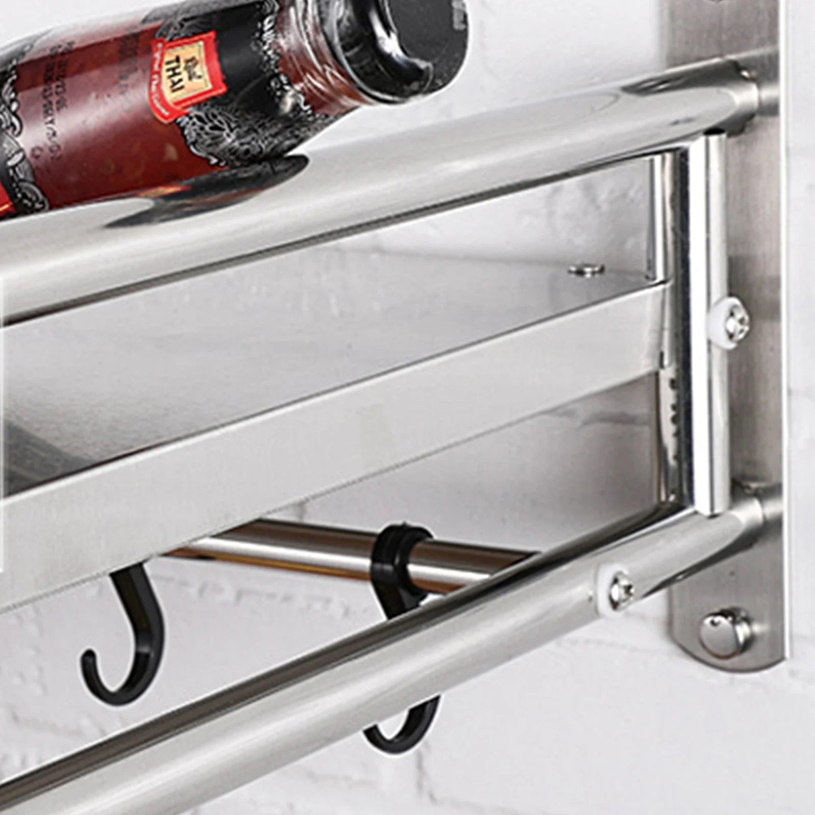 Microwave Oven Rack Stainless Steel Kitchen Shelf