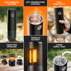 Handheld rechargeable espresso maker with 7800mAh battery