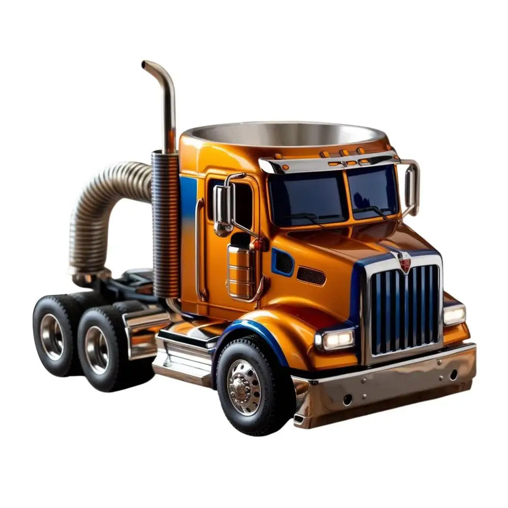 Truck Coffee Mug Semi Trailer Travel Cup