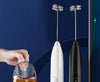 Handheld electric milk frother and egg whisk