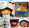 Reusable air fryer basket with lattice drain design