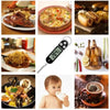 Compact instant-read probe thermometer for meat