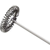 Cordless milk frother for coffee foam