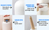 Touchless infrared trash bin for bathroom and bedroom