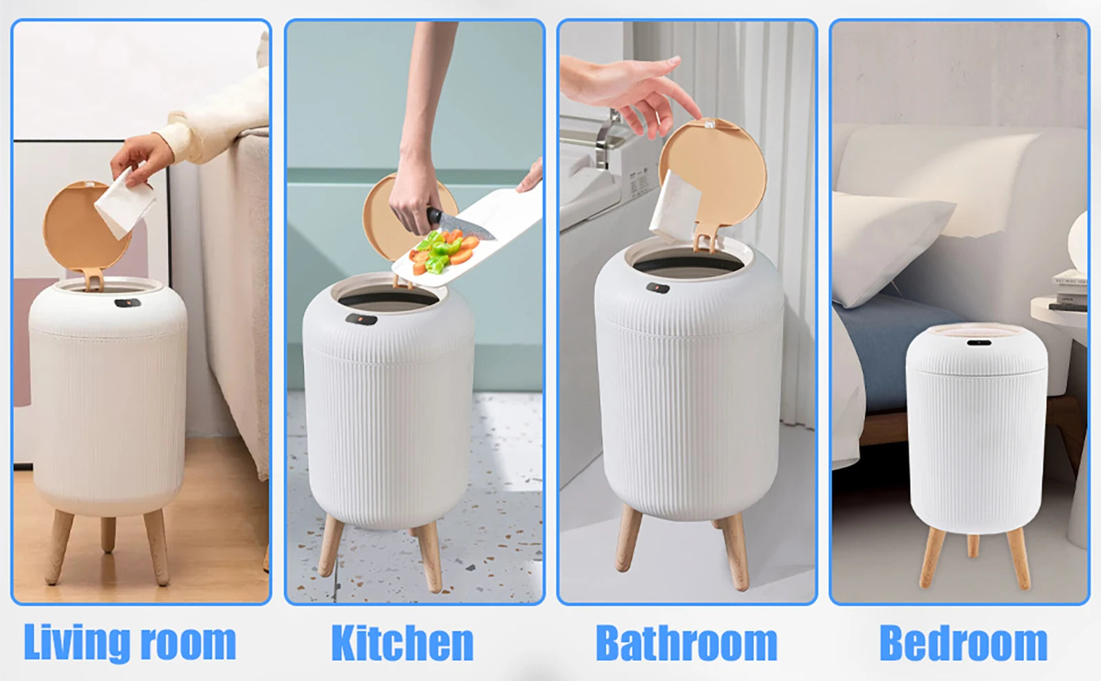 Automatic Sensor Trash Can Motion Lid Bin
